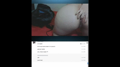 Scat Slave Used By Her Master In Skype