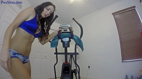 Hot Girl Shitty Anal Accident - Poo Alexa â€“ Panty Poop Accident While Exercising [850.55 Mb â€“ FHD-1080p] -  Scat Free Porn