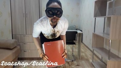 ScatLina - Shitty secretary. Part 2 (29.03.2020)